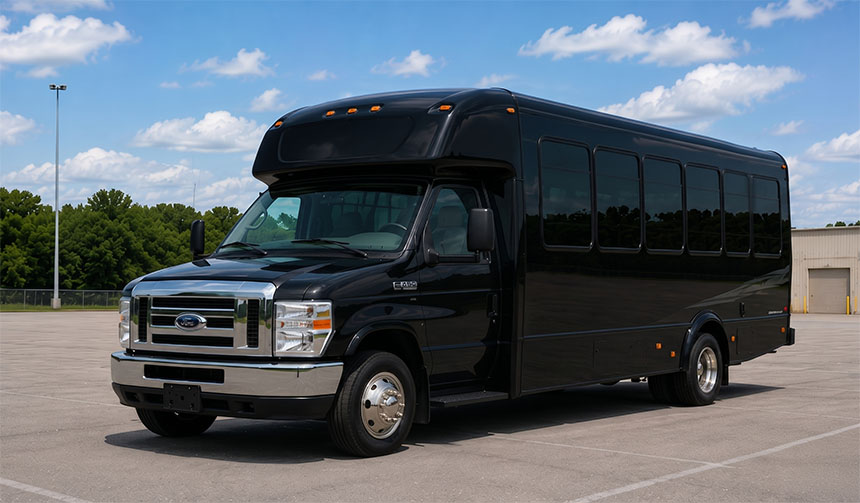 20-passenger minibus for charter in San Diego, CA