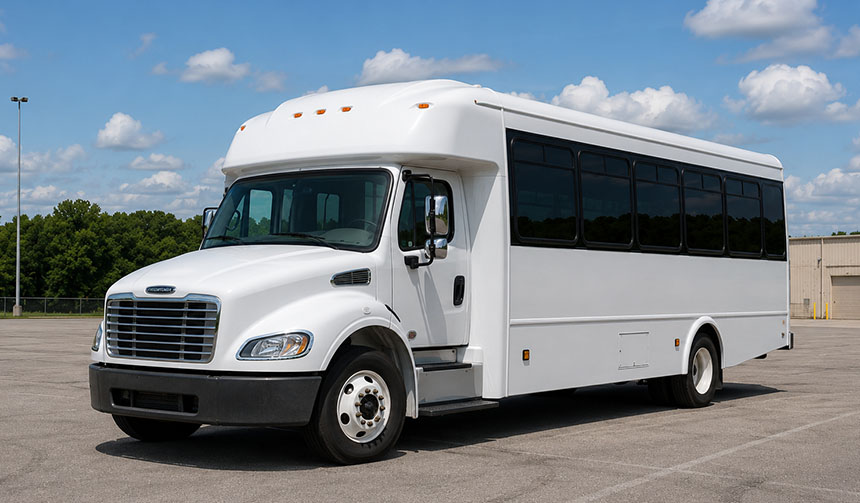 25-passenger minibus for charter in San Diego, CA